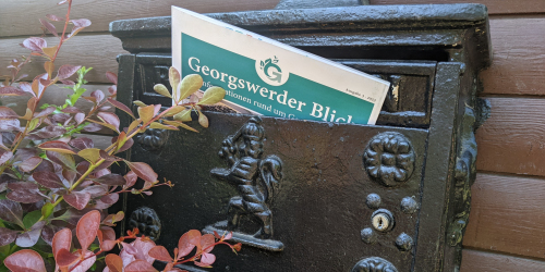 Stadtteilzeitung Georgswerder Blick im Briefkasten